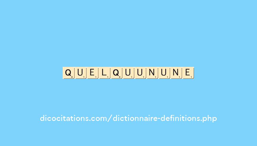 quelqu-un--une