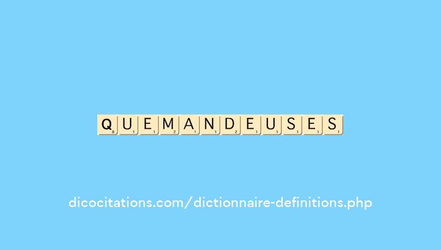 quemandeuses quemandeuses