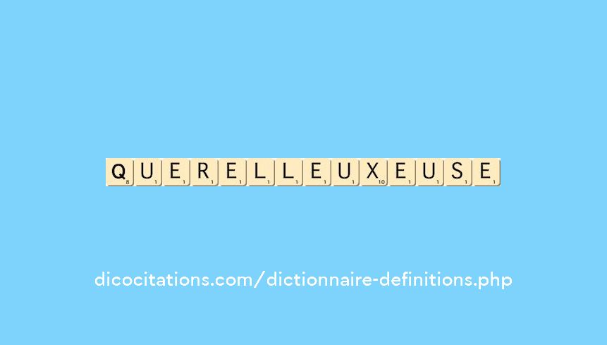 querelleux--euse