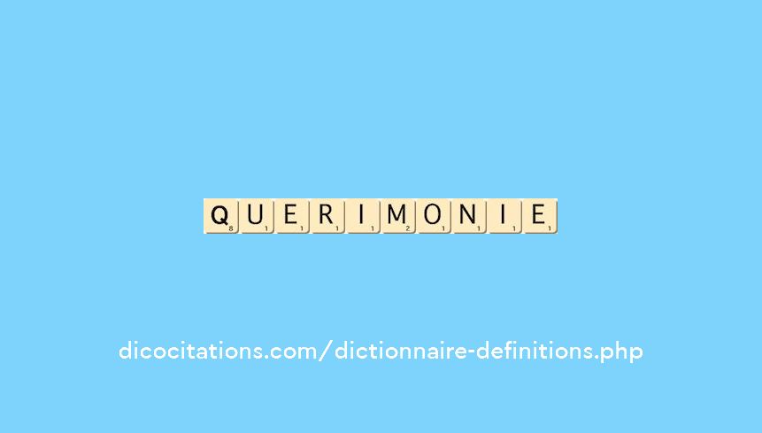 querimonie
