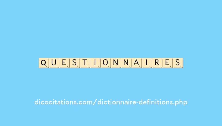 questionnaires questionnaires