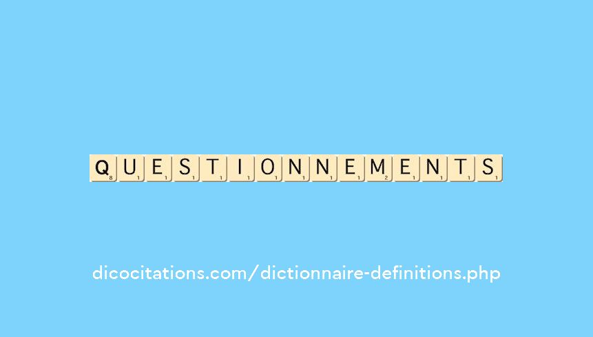 questionnements