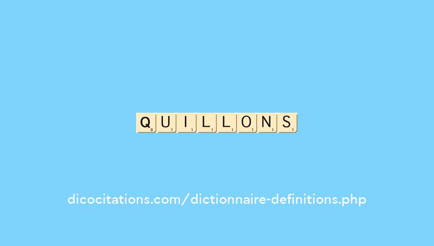 quillons quillons