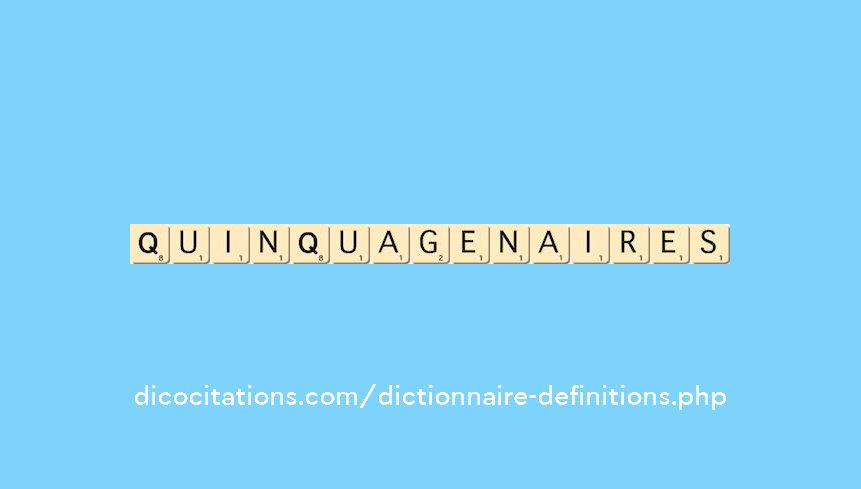 quinquagenaires quinquagenaires