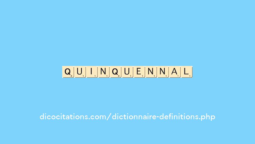 quinquennal quinquennal