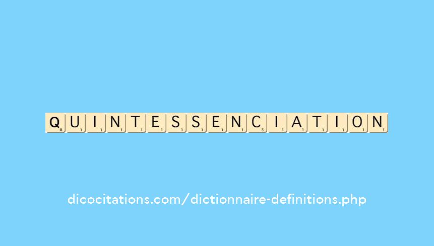 quintessenciation