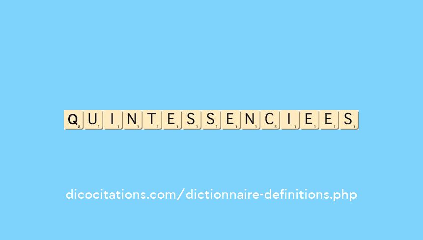 quintessenciees quintessenciees
