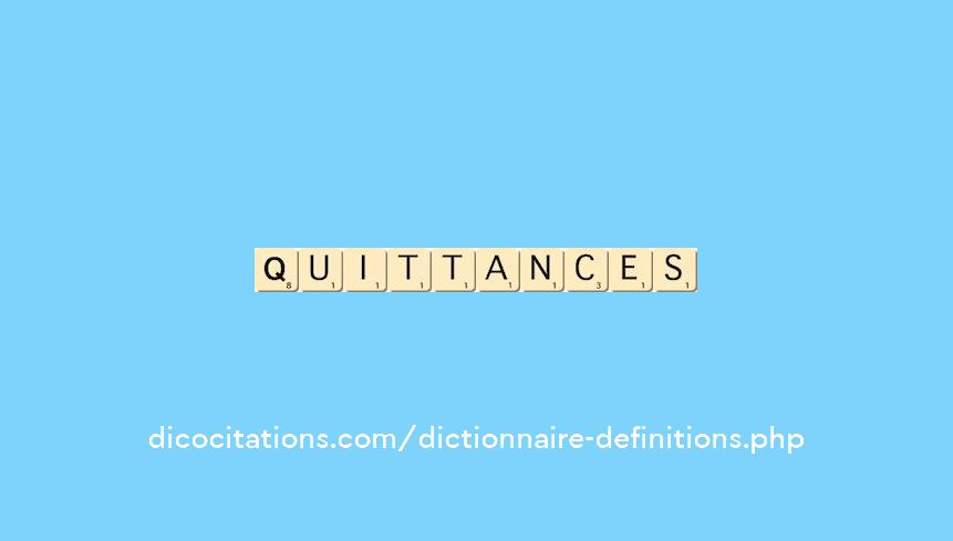 quittances quittances