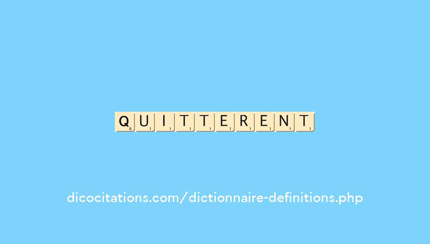 quitterent