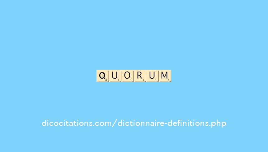 quorum quorum