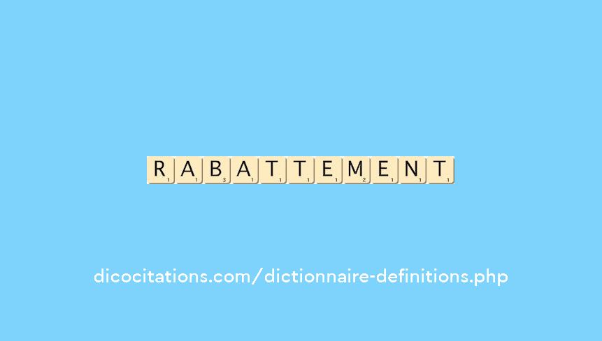 rabattement