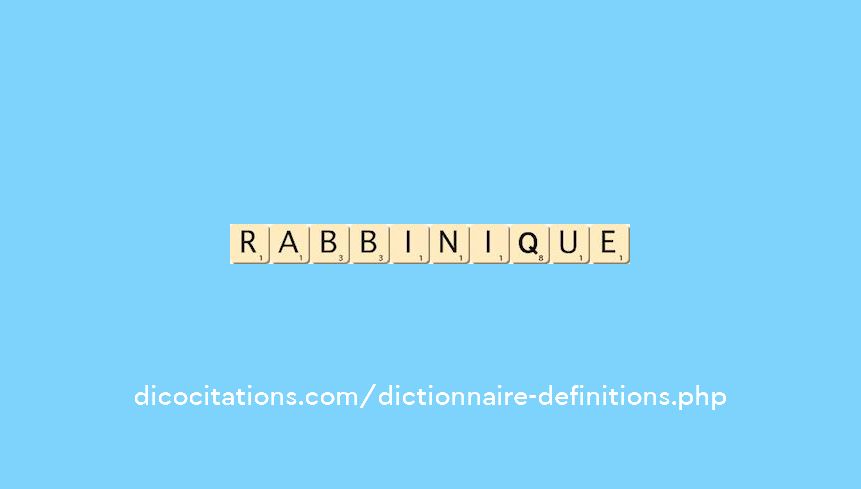 rabbinique