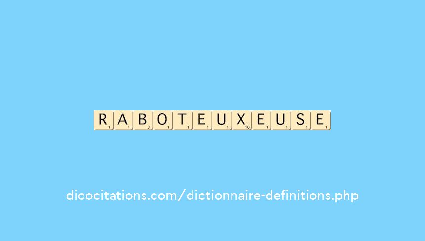 raboteux--euse