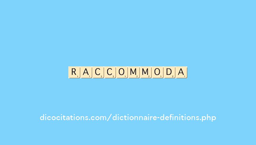 raccommoda