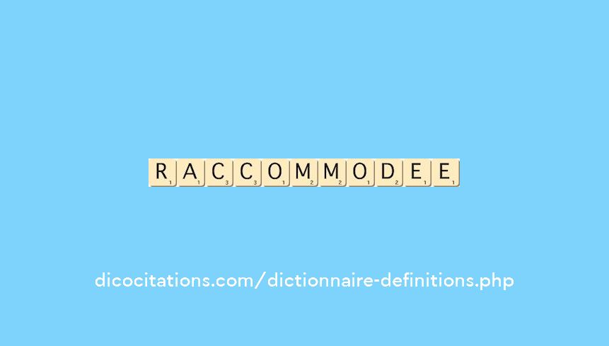 raccommodee raccommodee