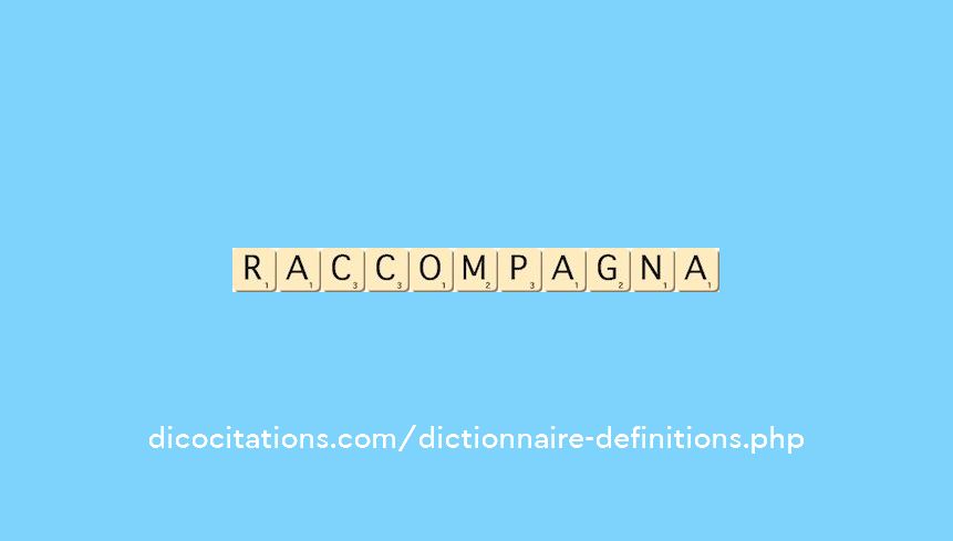 raccompagna raccompagna