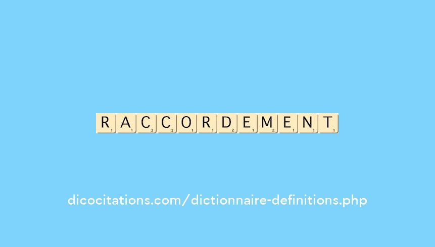 raccordement raccordement