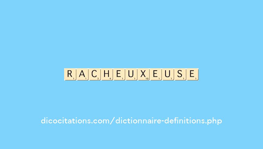 racheux--euse