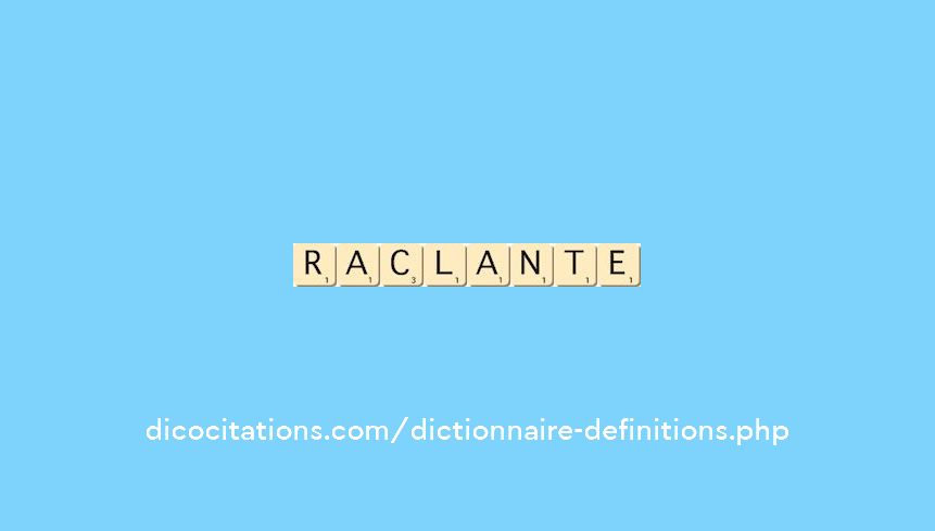 raclante raclante