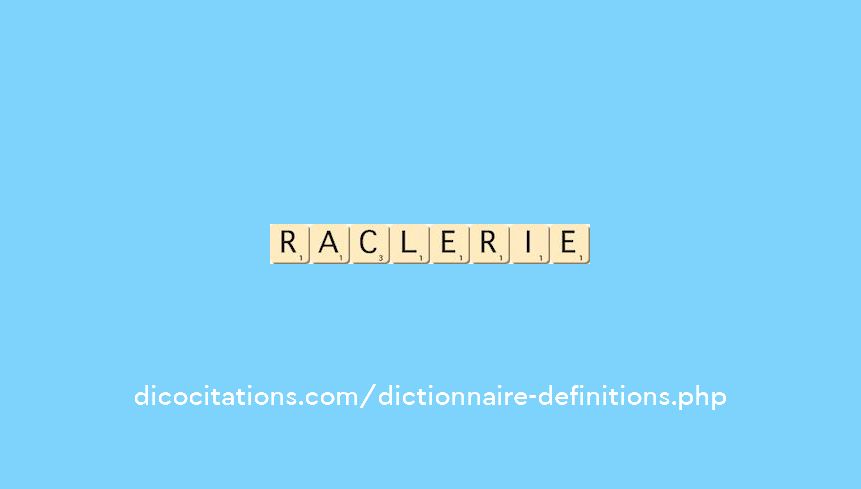 raclerie