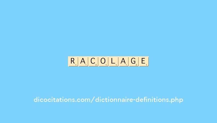 racolage racolage