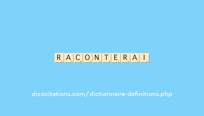 raconterai