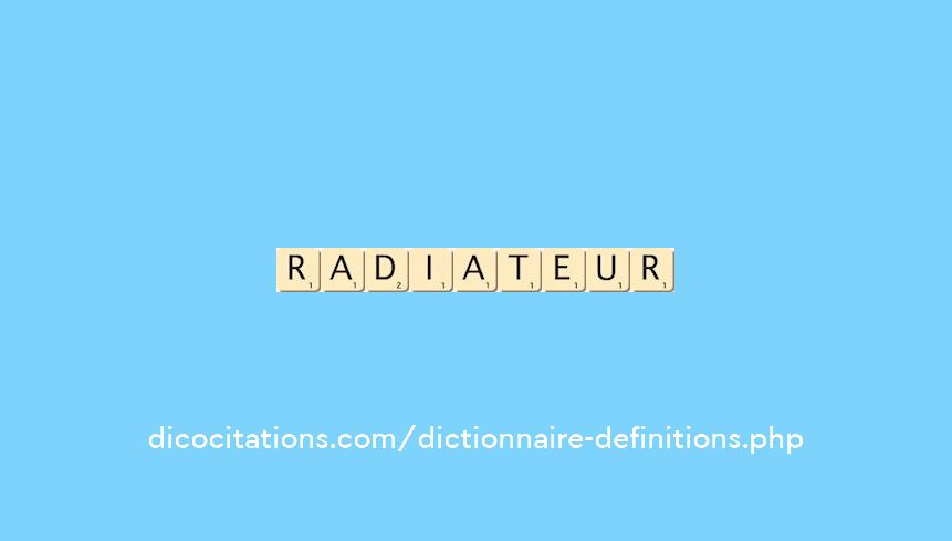 radiateur
