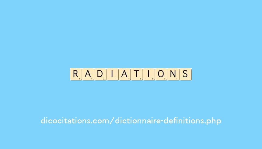 radiations