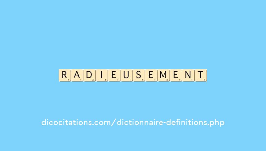 radieusement radieusement
