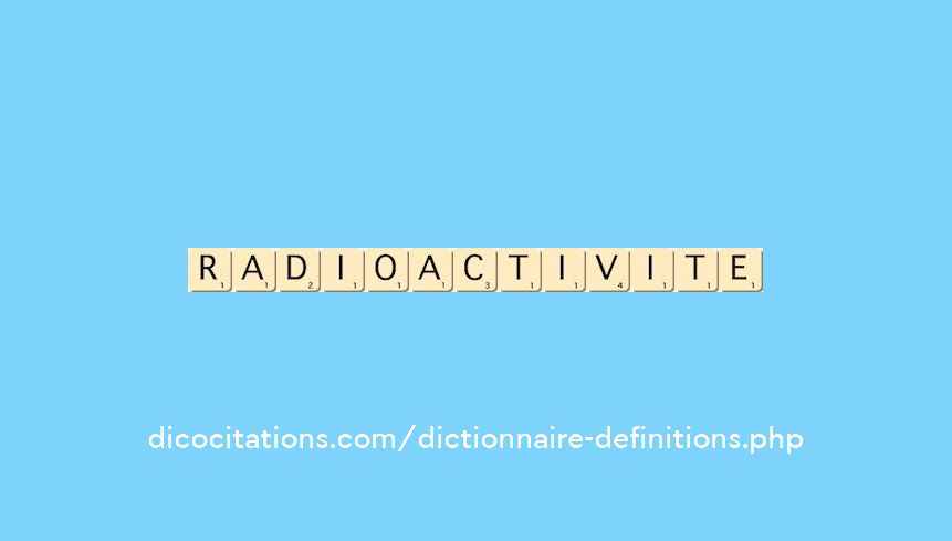 radioactivite
