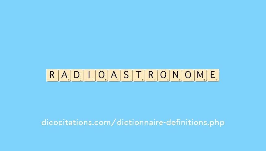 radioastronome