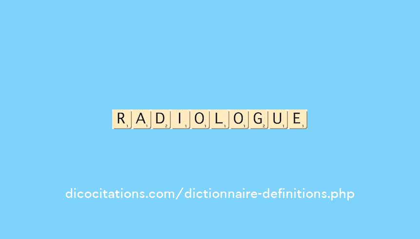 radiologue radiologue