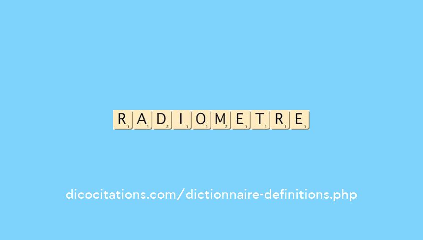 radiometre radiometre