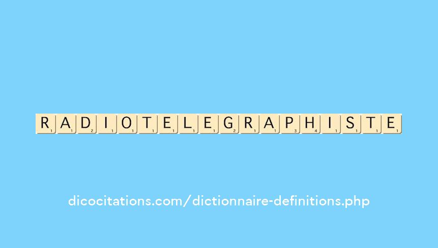 radiotelegraphiste