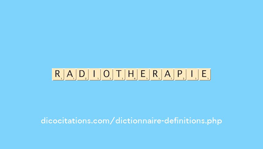 radiotherapie