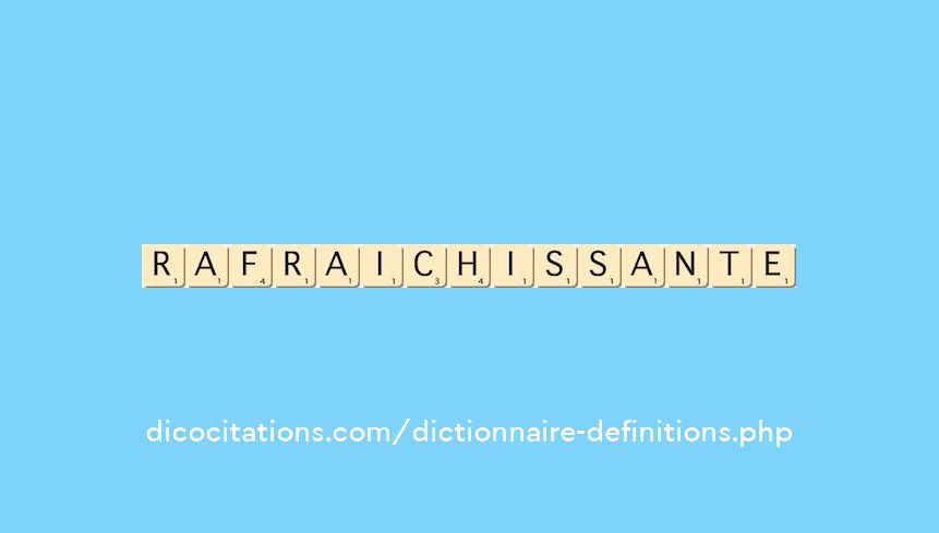 rafraichissante rafraichissante