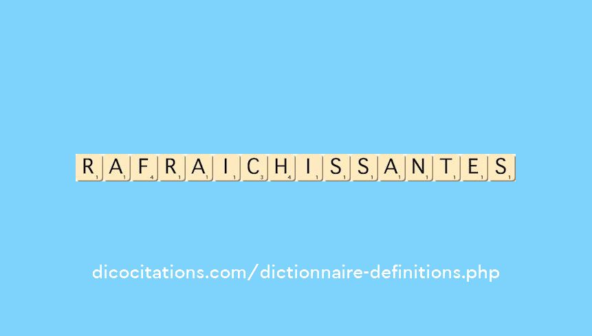 rafraichissantes rafraichissantes