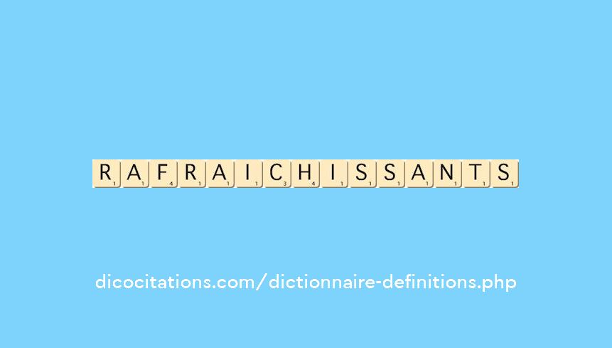 rafraichissants rafraichissants