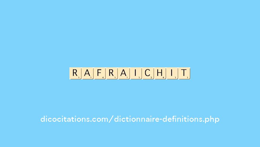 rafraichit rafraichit