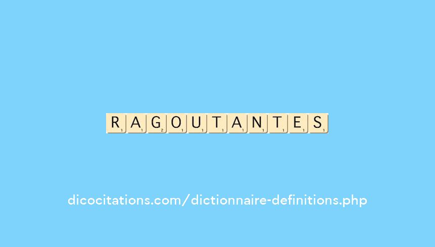 ragoutantes ragoutantes