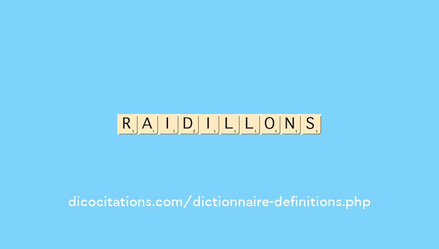 raidillons raidillons