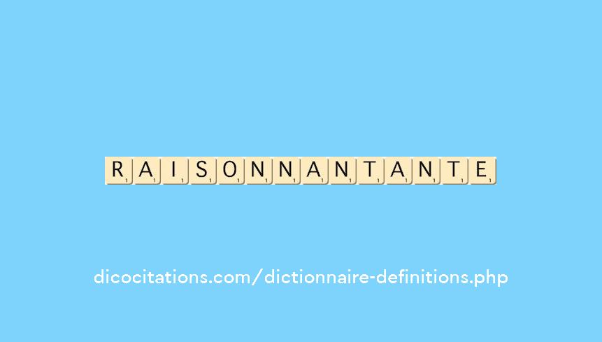 raisonnant--ante