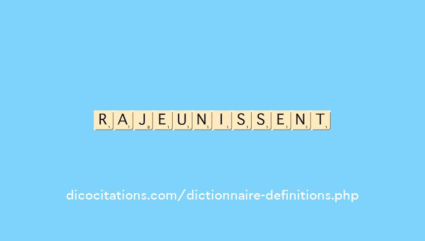 rajeunissent rajeunissent
