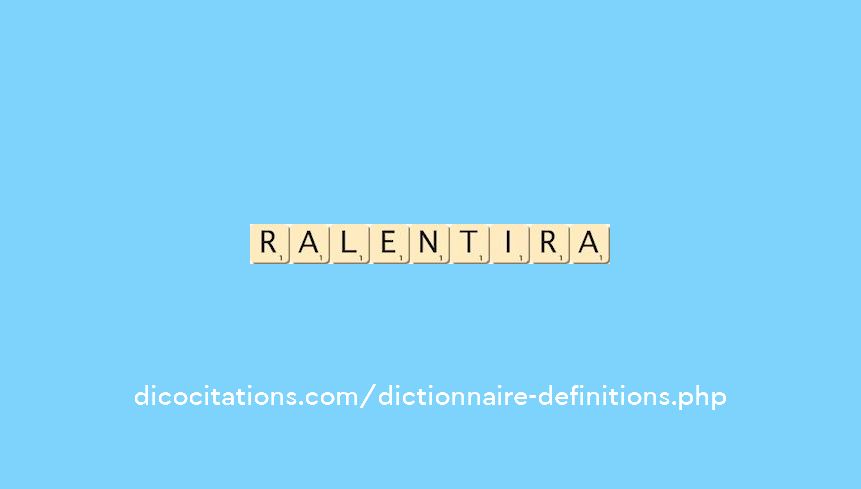 ralentira ralentira
