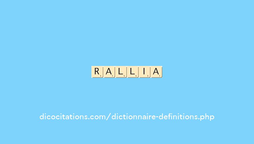 rallia rallia
