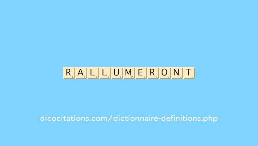 rallumeront rallumeront
