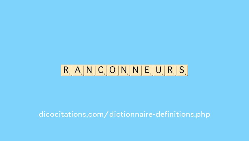 ranconneurs ranconneurs