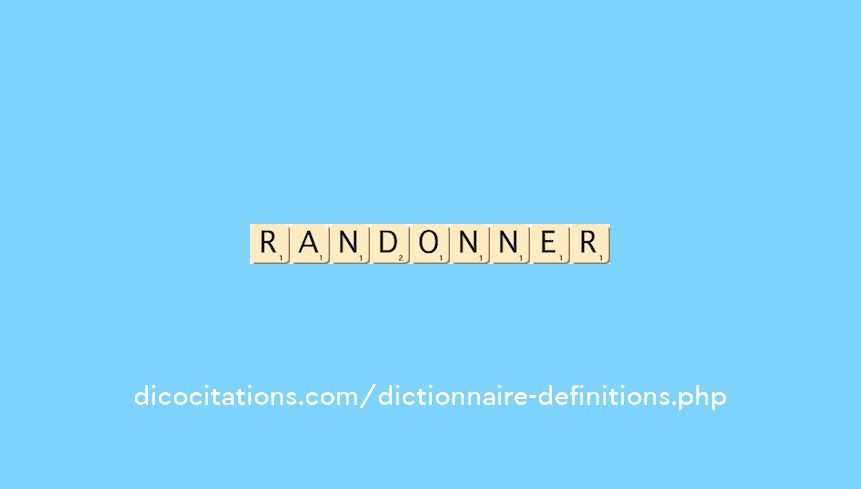 randonner