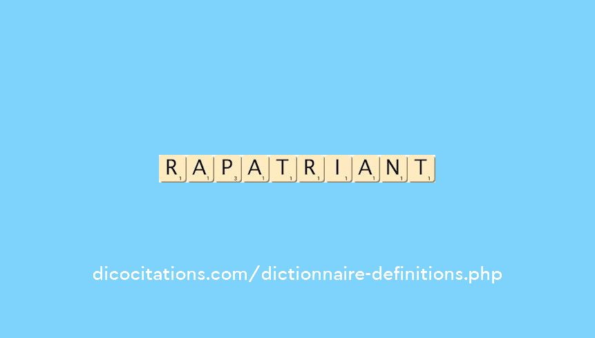 rapatriant rapatriant