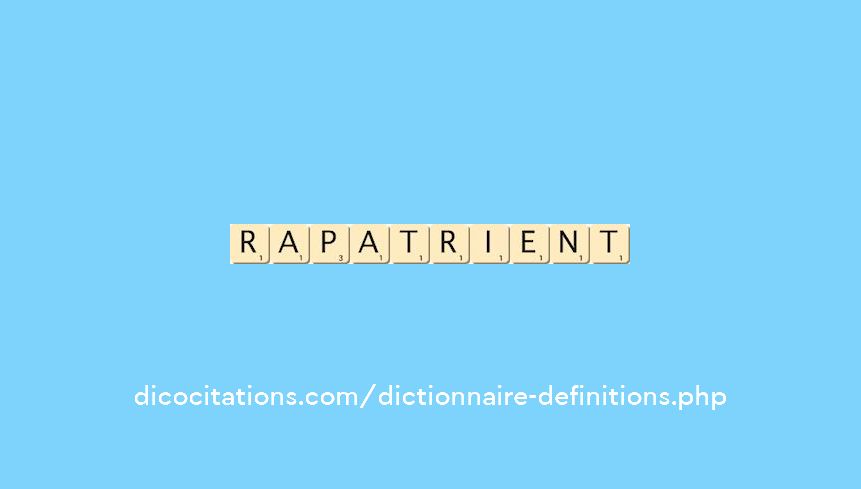 rapatrient rapatrient